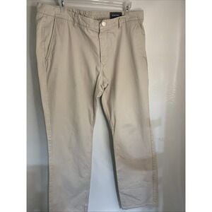 Bonobos Pants Mens 36x32 Tan Comfort Fit Golf Chino Trouser M-Flex Zip‎ Pocket